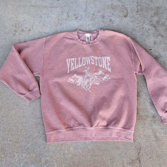 NWOT Altar'd State "Yellowstone" Crewneck Sweatshirt - Brown - Picture 3 of 6